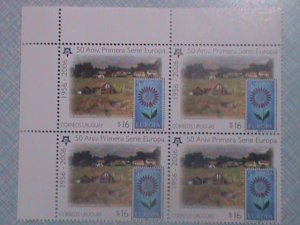 URUGUAY- STAMP:2006- 50TH ANNIV: PRIMES SERIES  EUROPA #2- MNH BLOCK- STAMPS-