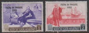 San Marino Sc#320-321 MH