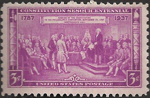 # 798 MNH - SCV-0.40 - CONSTITUTION SESQUICENTENNIAL