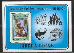 Sierra Leone 453a 1979 Child Year s.s. NH