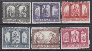 Vatican City 433-438 MNH VF