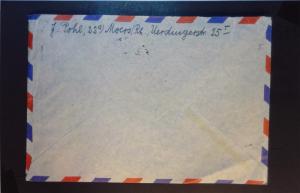 Germany 1955 AIrmail Cover w/ Some Better (I) - Z1291