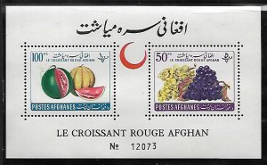 Afghanistan # 528-529 - Afghan Red Cresent - MS - MNH.....{BLW21}