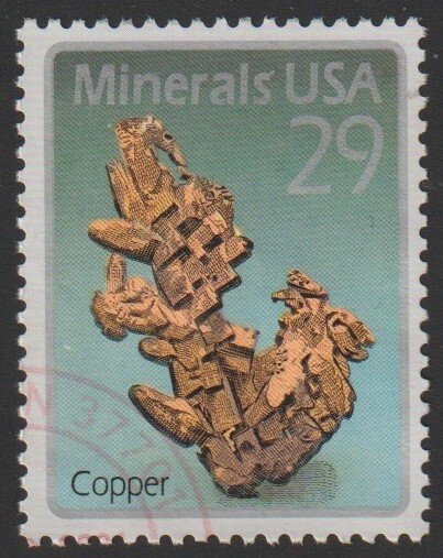 SC# 2701 - (29c) - Minerals, Copper, used single