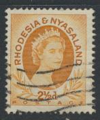 Rhodesia & Nyasaland SG 3a Sc# 143b  Used 