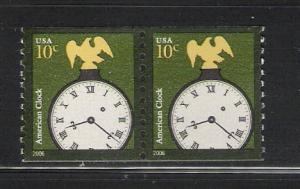 MNH pair American Clock sc 3762