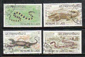 Laos Reptiles 156-9 CTO VF