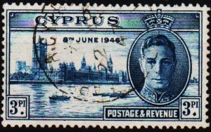 Cyprus. 1946 3pi S.G.165 Fine Used