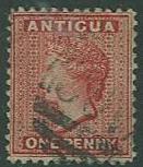 Antigua SC# 20 Queen Victoria, 1p, perf 12 Used