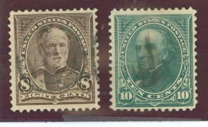 United States #257-258 Used Multiple