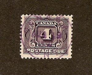 Canada  Scott #J3  Used   Scott CV $22.50