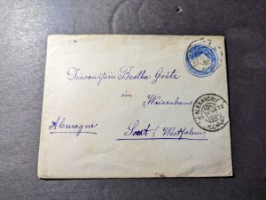 1894 Egypt Cover Alexandria to Soust Germany