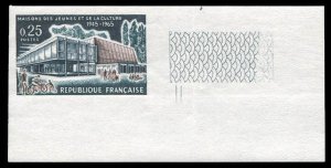 France, 1950-Present #1119 (YT 1448) Cat€18.50, 1965 House of Youth and Cul...