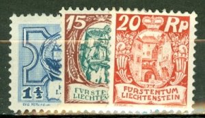 HO: Liechtenstein 74-80 MNH CV $503; scan shows only a few