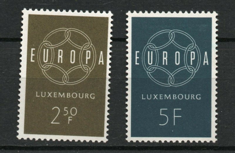 Luxembourg  (1958)  - Scott # 354 - 355,  MNH