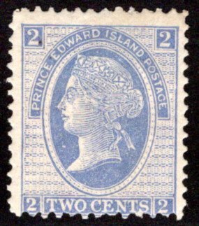 Scott 12, PEI, Prince Edward Island, Canada, VG/F, p.12.25, MHOG, QV, 1872