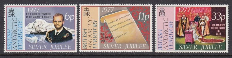 British Antarctic Territory 68-70 Silver Jubilee mnh