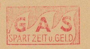 Meter cut Deutsche Reichspost / Germany / Austria 1942 Gas