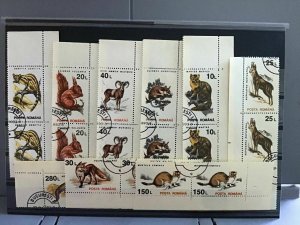 Wild Animals of Romania  stamps  R26622