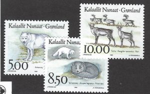 Greenland SC#262-264 MNH VF....Fill a Great Spot!