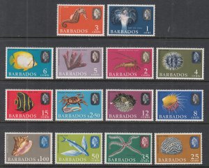 Barbados 267-280 MNH VF