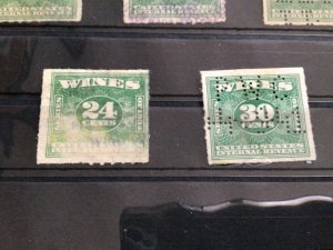 U. S. Wines revenue stamps A12447