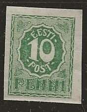 Estonia  ^ Scott # 30 - MH