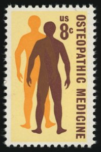 US Sc 1469 VF/MNH - 1972 8¢ Osteopathic Medicine