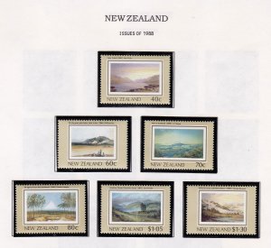 New Zealand stamps #912 - 917, MNH, complete set