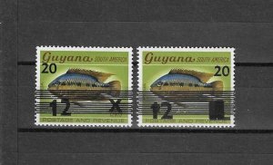 GUYANA 1985 SG 1511a/1655 MNH Cat £16.50