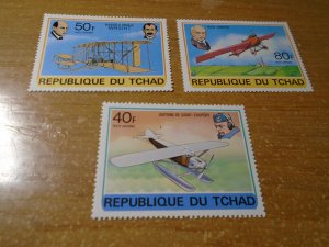 Chad  #  C232-34  MNH