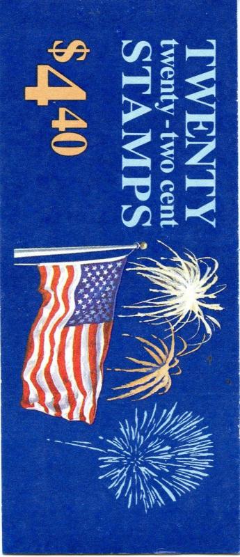 Flag & Fireworks Intact Booklet of 20