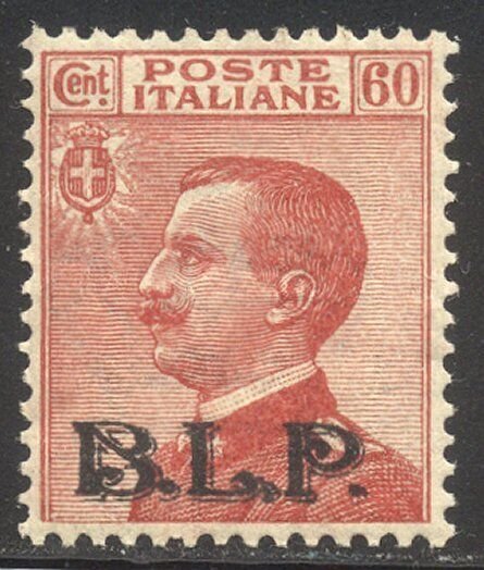 ITALY #B15 SCARCE Mint NH w/Cert - 1922 60c Carmine w/ BLP Ovpt