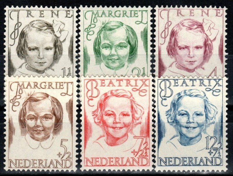 Netherlands #B164-9  F-VF Unused CV $2.60 (X7081)