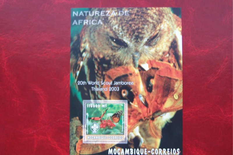 Mozambique 2003 MNH Fauna Birds Butterflies