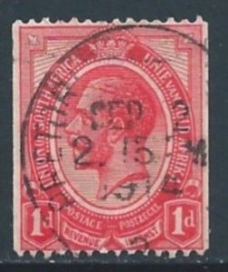 South Africa #18 Used 1p King George V - Coil