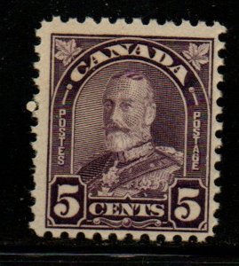Canada Sc 169 1930 5c dull violet George V arch issue stamp mint NH