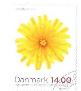 Denmark Postage Stamp - 2013 -  Hawkbit Flower 14.00 K  - SG 1693  # 1686