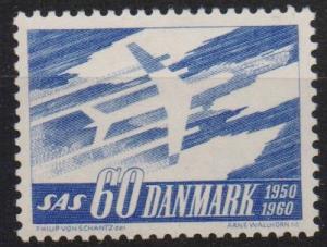 Denmark  1961 MNH  Douglas DC 8  SAS   complete