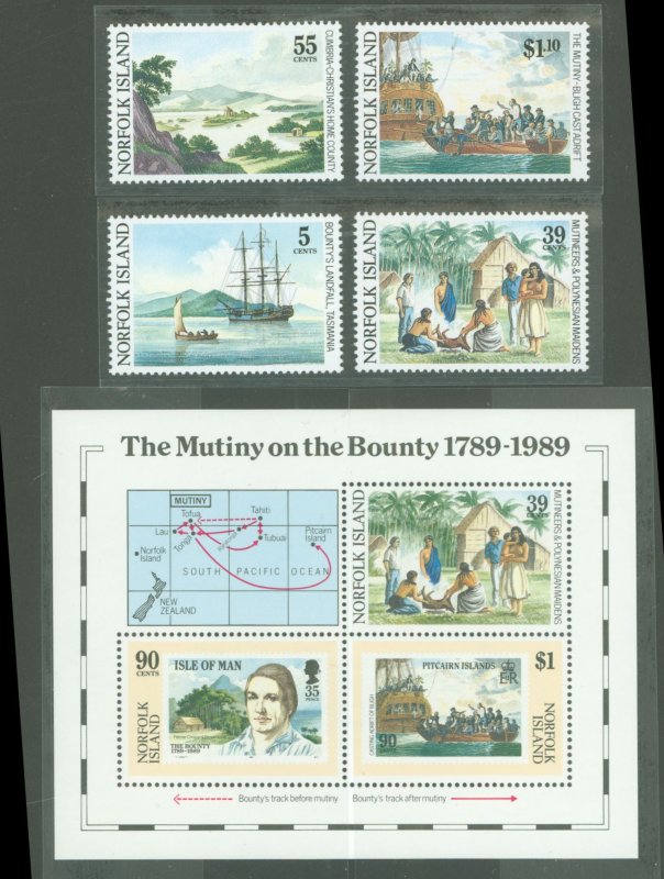 Norfolk Island #452-56 Mint (NH) Single (Complete Set)