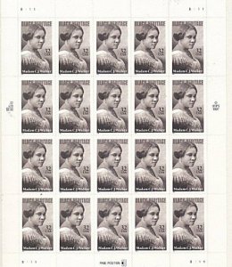USA 1998 BLACK HERITAGE MADAM C. J. WALKER SELF ADHESIVE FULL PANE MNH 