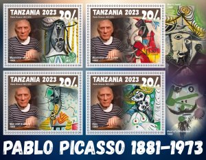 Stamps. Art, Pablo Picasso 2023 year 1+1 sheets perforated