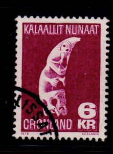 Greenland Sc 102 1978 6 kr Tupilac stamp used