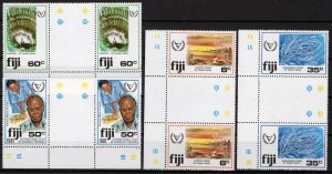 ZAYIX Fiji 438-441 MNH Gutter Pairs Paintings Semisi Maya Artist 051023SM26M