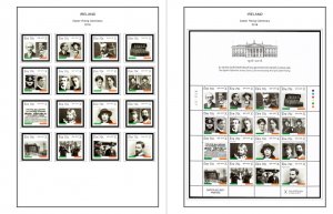 COLOR PRINTED IRELAND 2011-2020 STAMP ALBUM PAGES (60 illustrated pages)