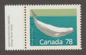 Canada 1179 whale - MNH