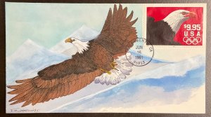 2541 F Geerlings Original art Hand drawn/painted $9.95 Express Mail FDC 1991