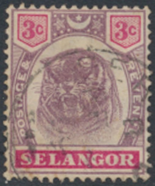 Selangor  Malaya  SC#  29  Used  see details & scans
