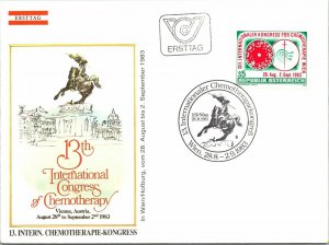 Austria 1983 FDC - 13th Int'l Congress of Chemotherapy - F13282