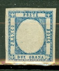 P: Italy Two Sicilies 22 unused no gum CV $125